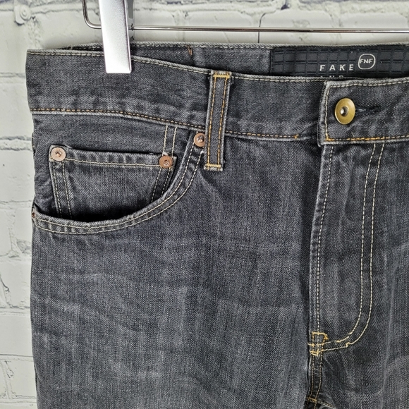 FAKE AND FUSION | regular fit straight leg jeans - Picture 3 of 10